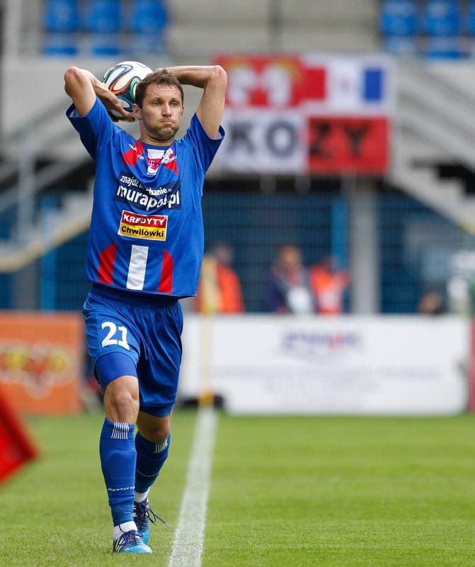 Football. T-Mobile Ekstraklasa. Piast Gliwice - Podbeskidzie Bielsko Biala. 26.04.2015