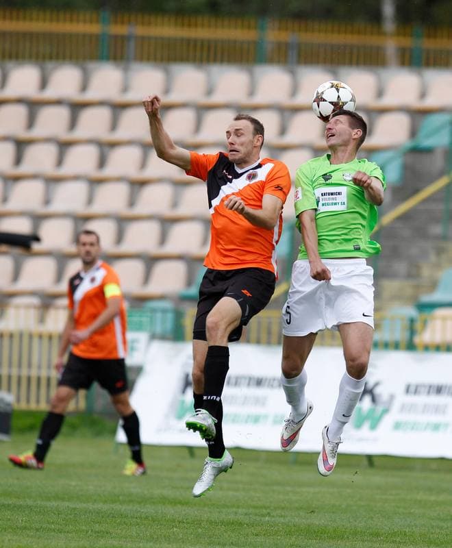 Football. Polish First League. Rozwoj Katowice - Chrobry Glogow. 06.09.2015