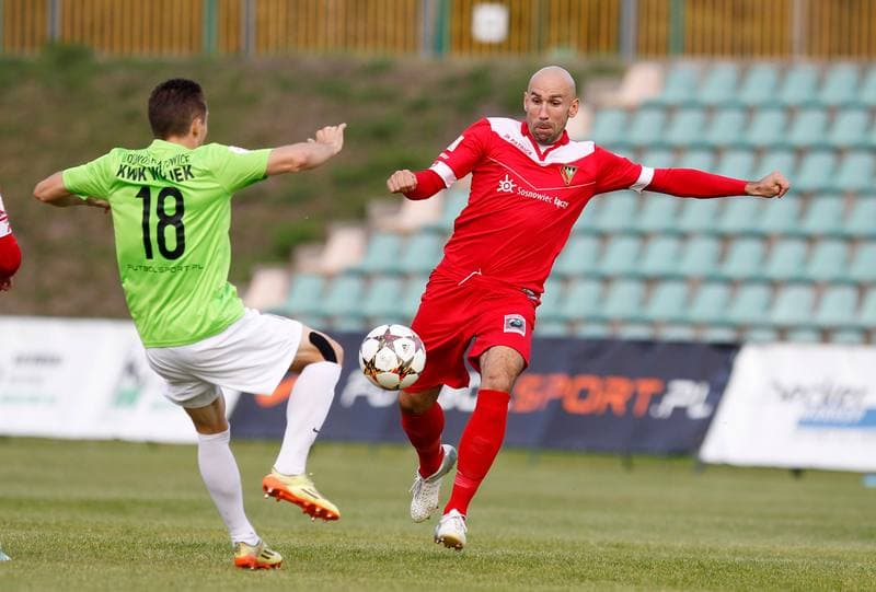 Football. I Liga. Rozwoj Katowice - Zaglebie Sosnowiec. 03.10.2015
