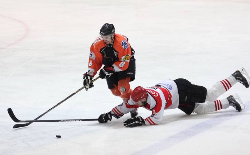 Ice Hockey. Polska Liga Hokejowa. JKH GKS Jastrzebie - Comarch Cracovia Krakow. 25.03.2013