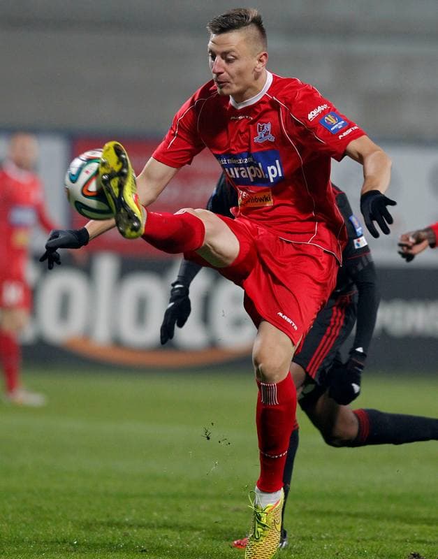 Football. T-Mobile Ekstraklasa. Gornik Zabrze - Podbeskidzie Bielsko Biala. 24.11.2013