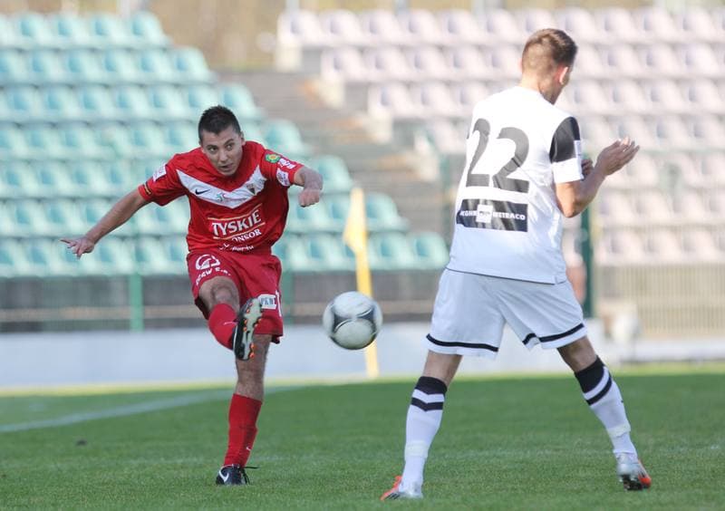 Football. I Liga. GKS Tychy - Zaglebie Lubin. 19.10.2014