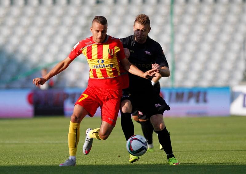 Football. PKO BP Ekstraklasa. Korona Kielce - Cracovia Krakow. 14.08.2015