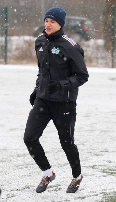 Football. Sparing. Energetyk ROW Rybnik - Janina Libiaz. 25.01.2014