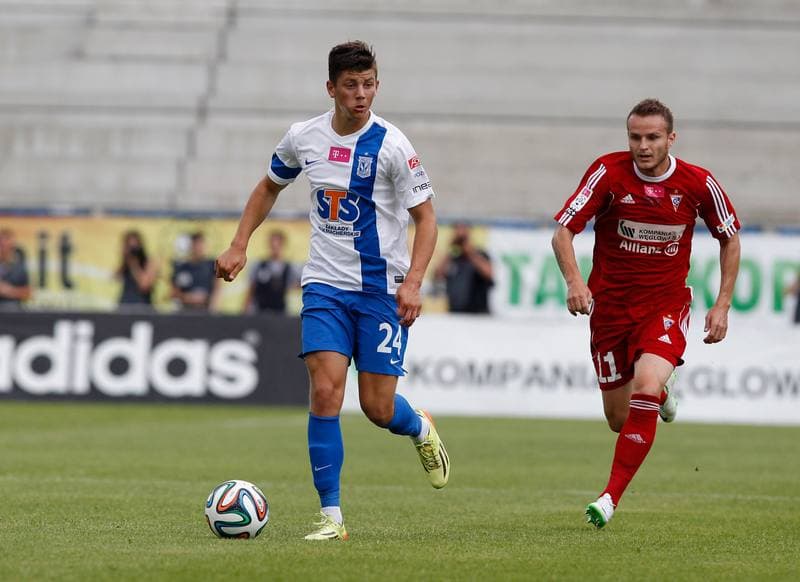 Football. T-Mobile Ekstraklasa. Gornik Zabrze - Lech Poznan. 21.07.2014