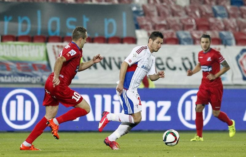 Football. T-Mobile Ekstraklasa. Gornik Zabrze - Podbeskidzie Bielsko Biala. 24.11.2013