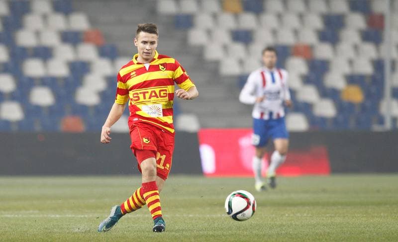 Football. PKO BP Ekstraklasa. Podbeskidzie Bielsko Biala - Jagiellonia Bialystok. 02.11.2015