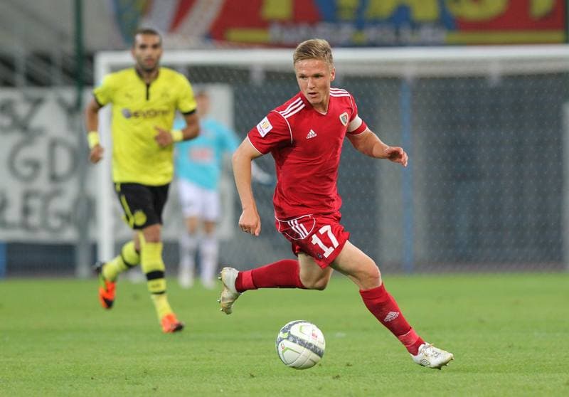 Football. Sparing. Piast Gliwice - Borussia Dortmund U-23. 06.09.2012
