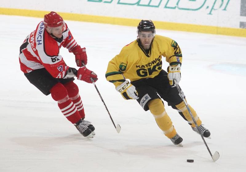 Ice Hockey. Polska Liga Hokejowa. HC GKS Katowice - Comarch Cracovia Krakow. 23.02.2013