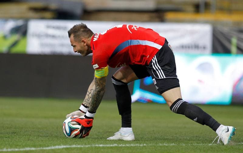 Football. T-Mobile Ekstraklasa. Podbeskidzie Bielsko Biala - GKS Belchatow. 18.08.2014