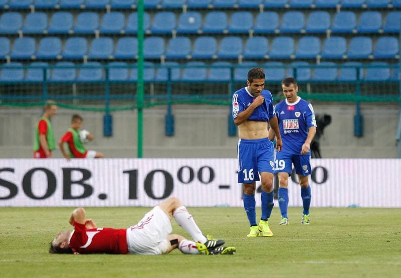Football. T-Mobile Ekstraklasa. Wisla Krakow - Piast Gliwice. 28.07.2014
