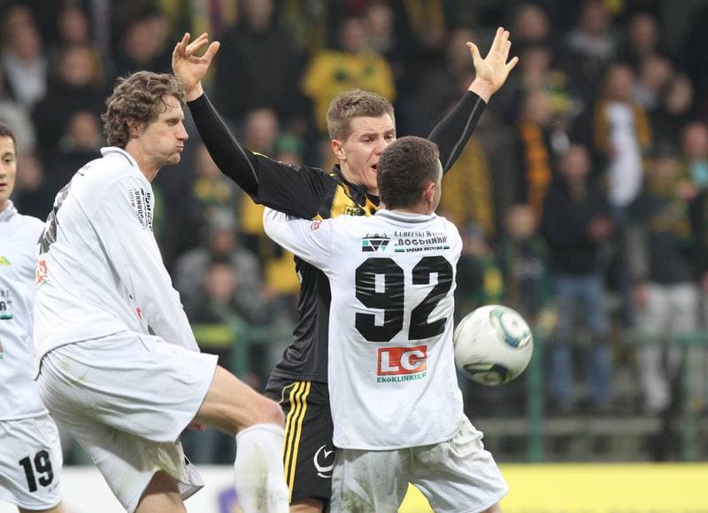 Football. I liga. GKS Katowice - Bogdanka Leczna. 14.04.2012