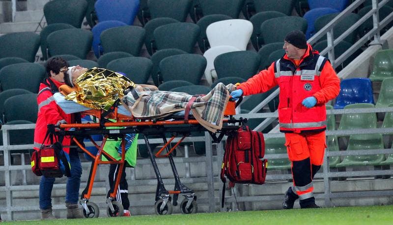 Football. PKO BP Ekstraklasa. Podbeskidzie Bielsko Biala - Zaglebie Lubin. 22.11.2015