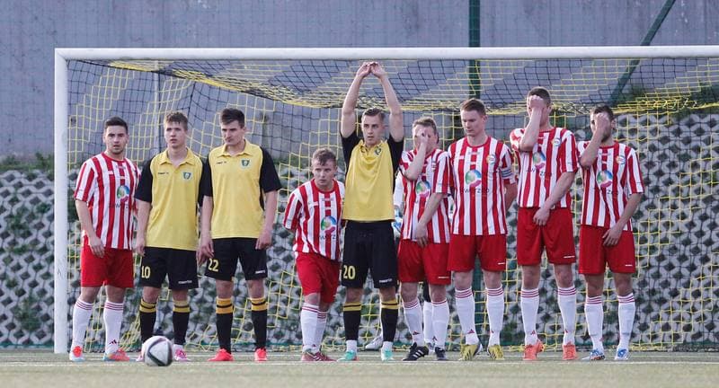 Football. IV Liga. GKS II Katowice - Szczakowianka Jaworzno. 12.04.2015