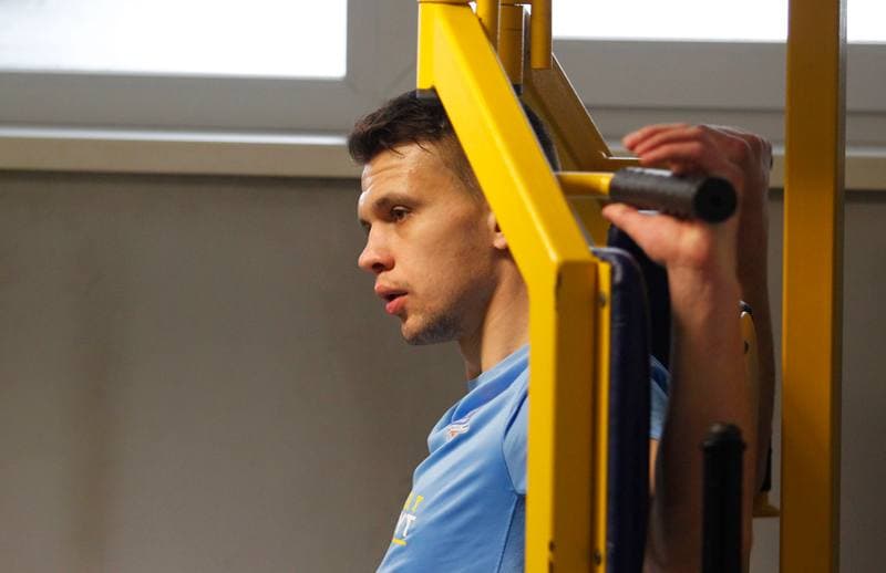 Football. Termalica Bruk-Bet Nieciecza. Training. 30.01.2014