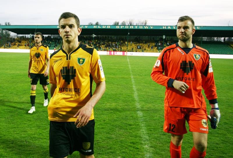 Football. I Liga. GKS Katowice - Zaglebie Lubin. 25.04.2015