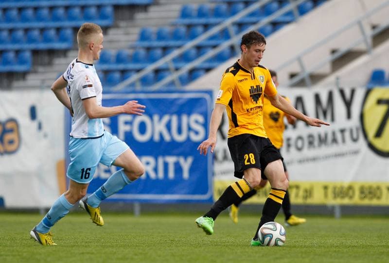 Football. I Liga. Stomil Olsztyn - GKS Katowice. 17.05.2015