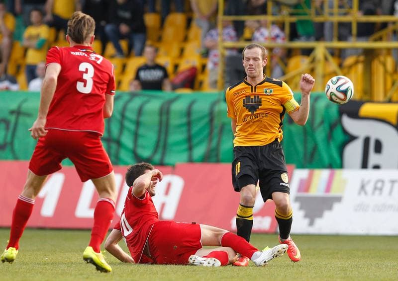 Football. I Liga. GKS Katowice - Bytovia Bytow. 11.04.2015