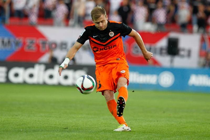 Football. T-Mobile Ekstraklasa. Gornik Zabrze - Zaglebie Lubin. 16.09.2013