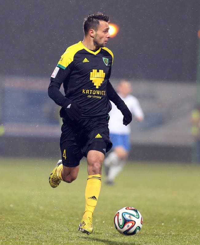 Football. I Liga. MKS Kluczbork - GKS Katowice. 12.03.2016