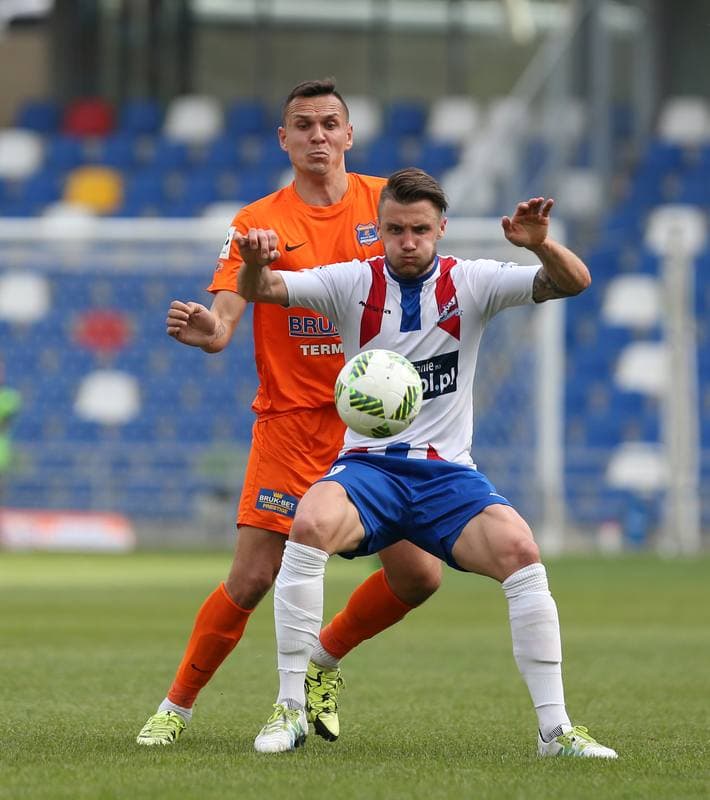 Football. Ekstraklasa. Podbeskidzie Bielsko-Biala - Termalica Bruk-Bet Nieciecza. 17.04.2016