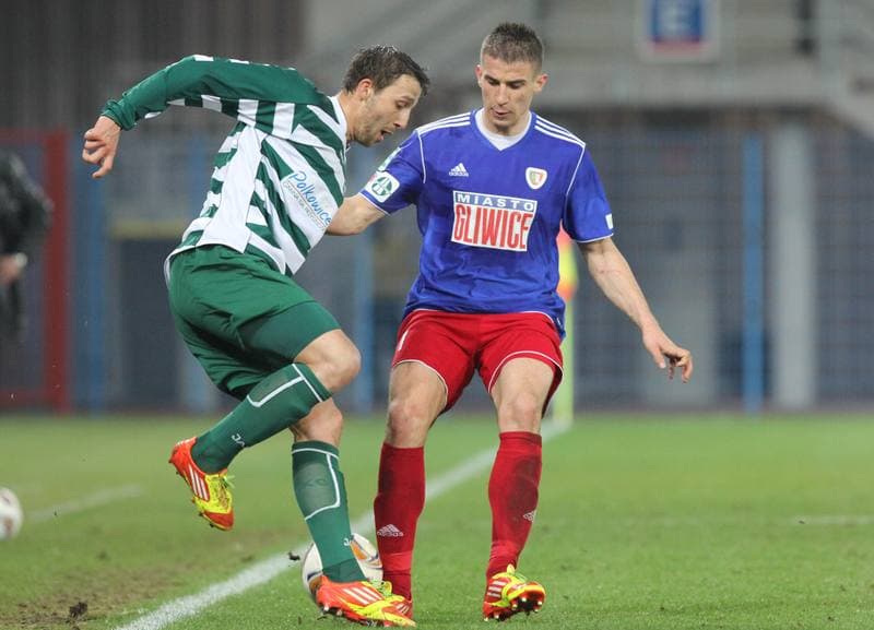 Football. I liga. Piast Gliwice - KS Polkowice. 30.03.2012