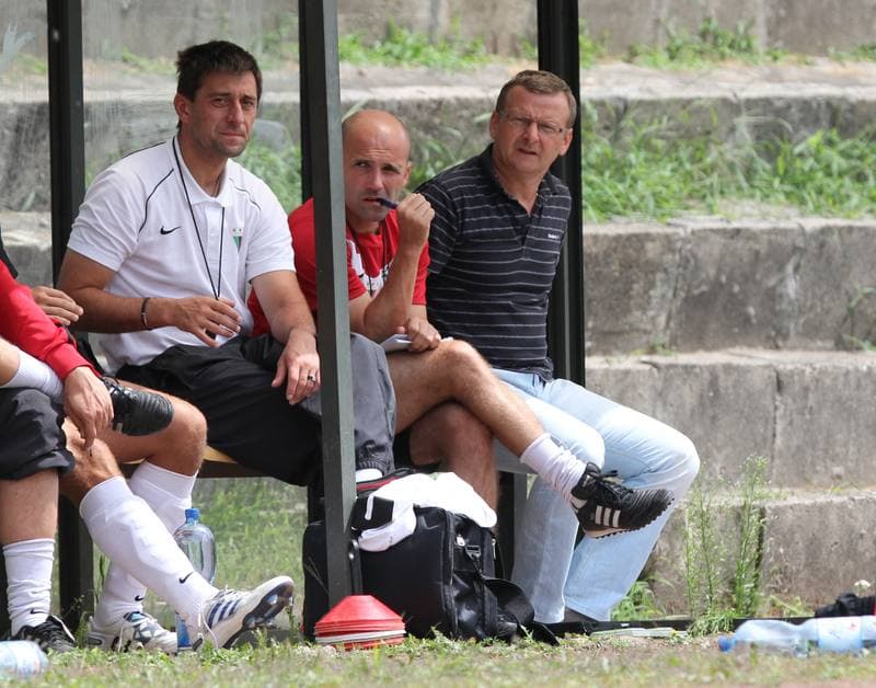 Football. Sparing. Flota Swinoujscie - GKS Tychy. 15.07.2012