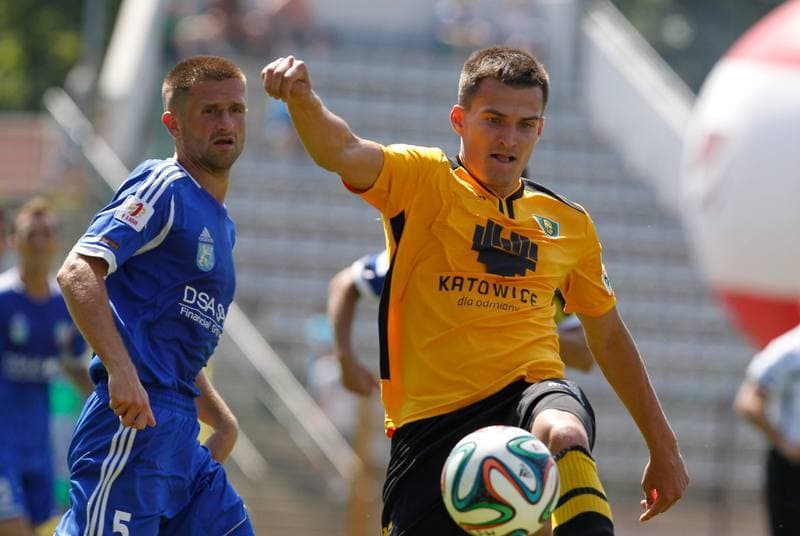 Football. I Liga. Miedz Legnica - GKS Katowice. 10.08.2014