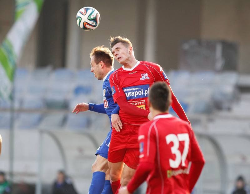 Football. T-Mobile Ekstraklasa. Podbeskidzie Bielsko Biala - Piast Gliwice. 03.11.2014