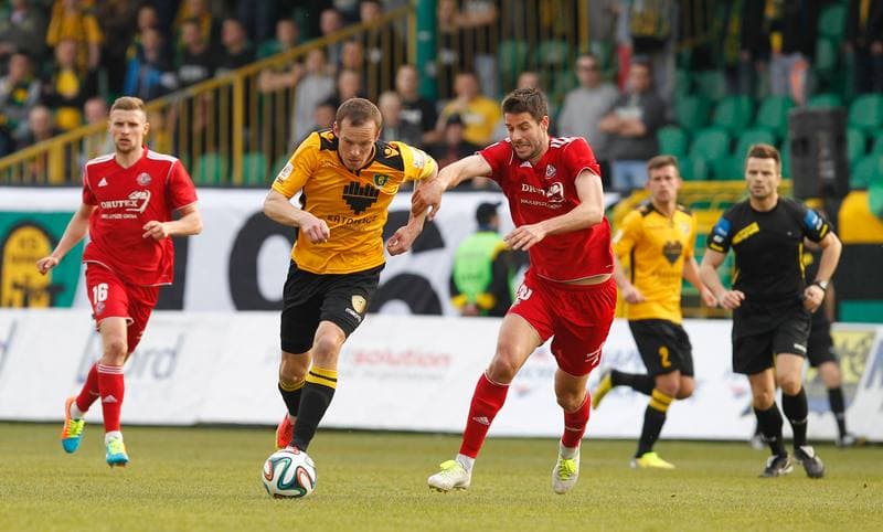 Football. I Liga. GKS Katowice - Bytovia Bytow. 11.04.2015