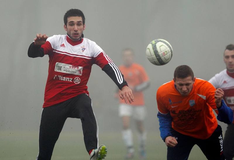 Football. Friendly Match. LZS Piotrowka - Gornik Zabrze. 10.10.2013