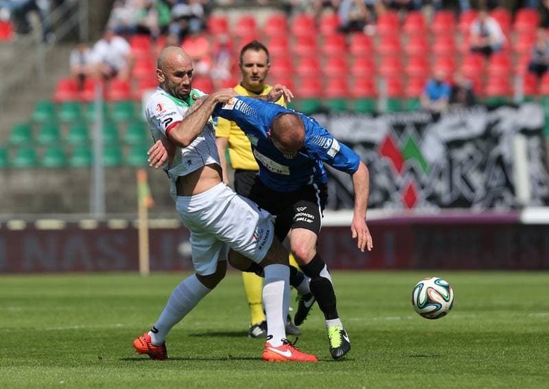 Football. I Liga. Zaglebie Sosnowiec - Sandecja Nowy Sacz. 17.04.2016