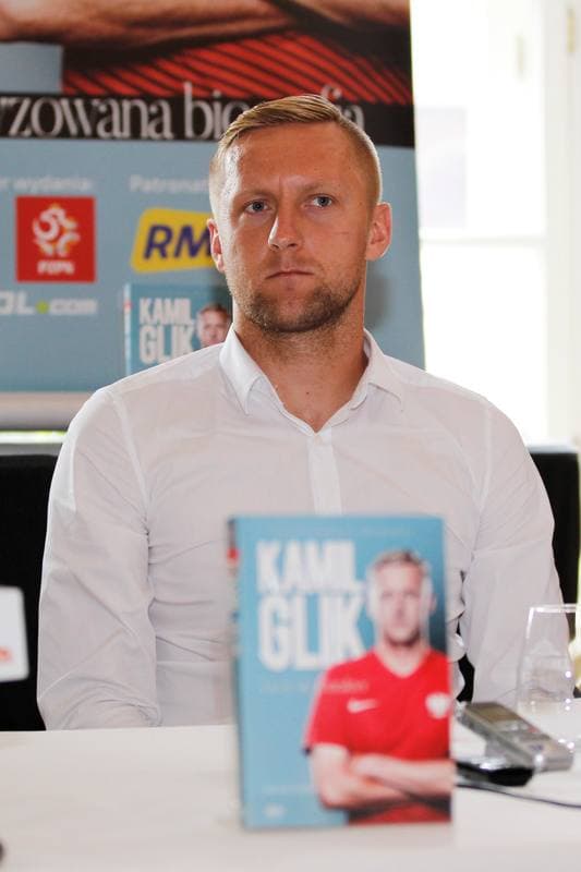 Football. Kamil Glik. Press Conference. 04.06.2016