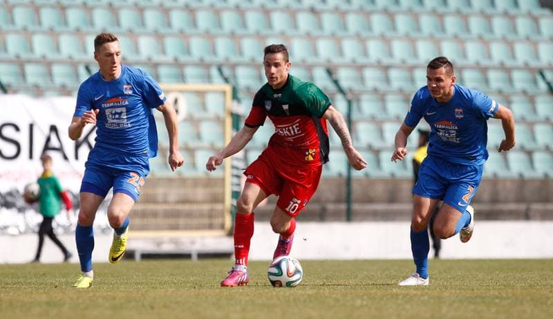 Football. I Liga. GKS Tychy - Termalica Bruk Bet Nieciecza. 28.03.2015