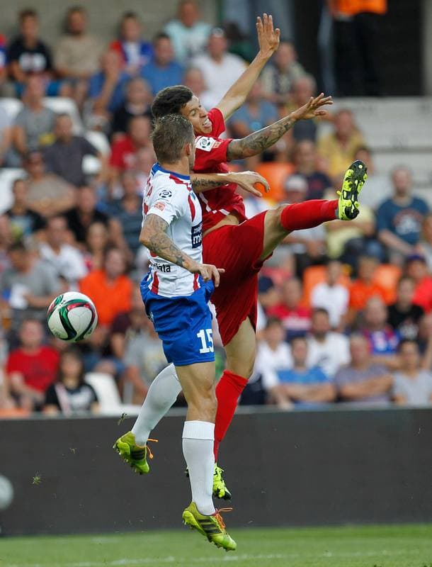 Football. PKO BP Ekstraklasa. Podbeskidzie Bielsko Biala - Lechia Gdansk. 28.08.2015