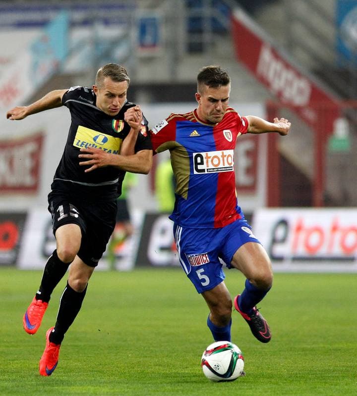 Football. T-Mobile Ekstraklasa. Piast Gliwice - Korona Kielce. 22.03.2015