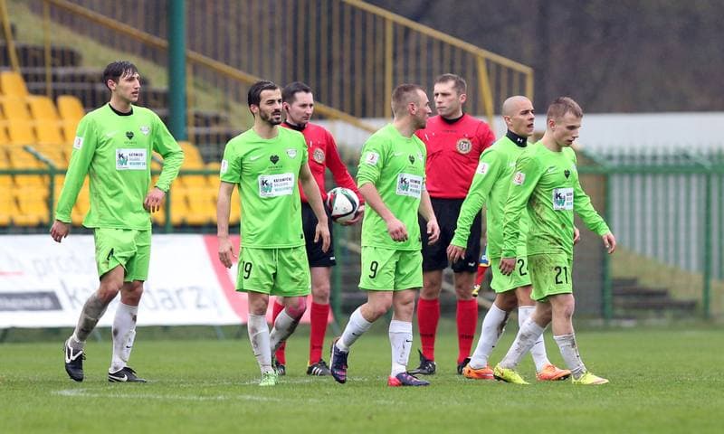 Football. I Liga. Rozwoj Katowice - Zawisza Bydgoszcz. 09.04.2016