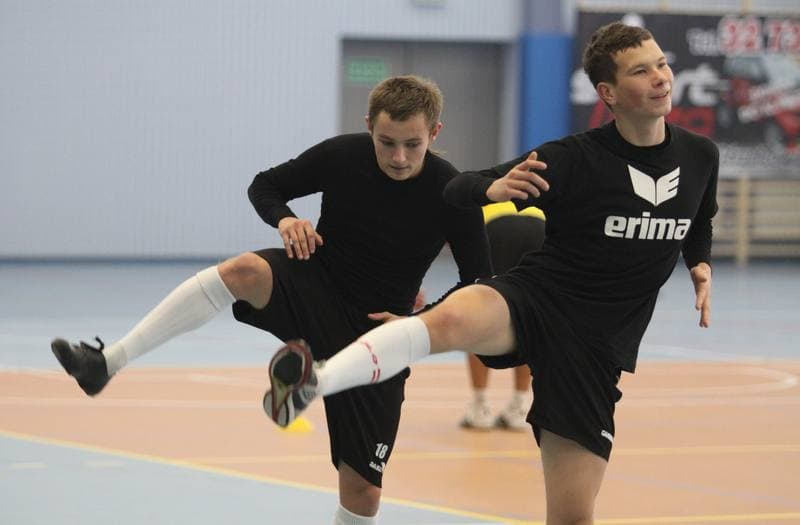 Football. Ruch Radzionkow. Training. 05.01.2011