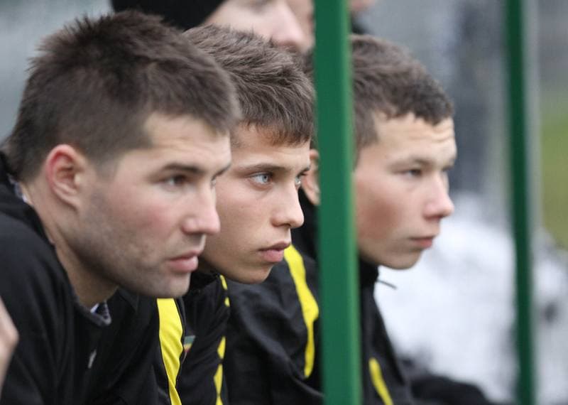 Football. Sparing. Zaglebie Sosnowiec - Ruch Radzionkow. 15.01.2011