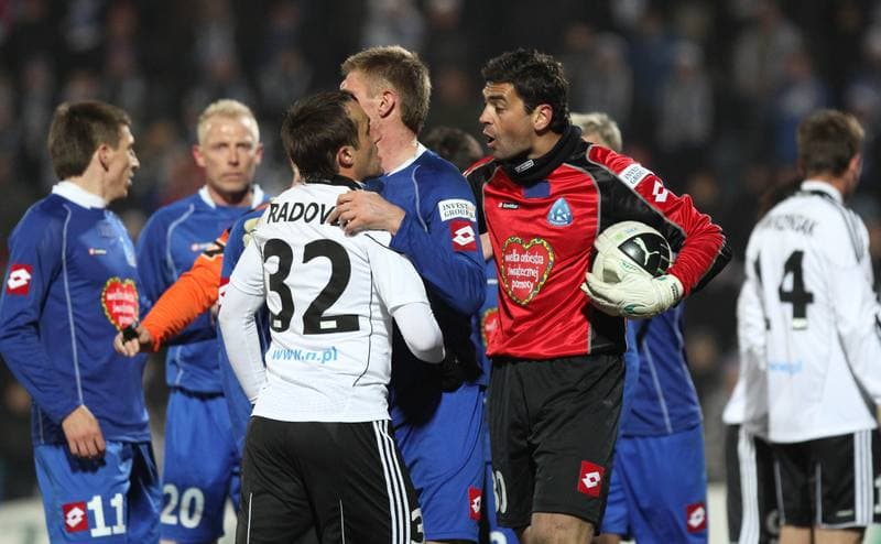 Football. Puchar Polski. Ruch Chorzow - Legia Warsaw. 01.03.2011