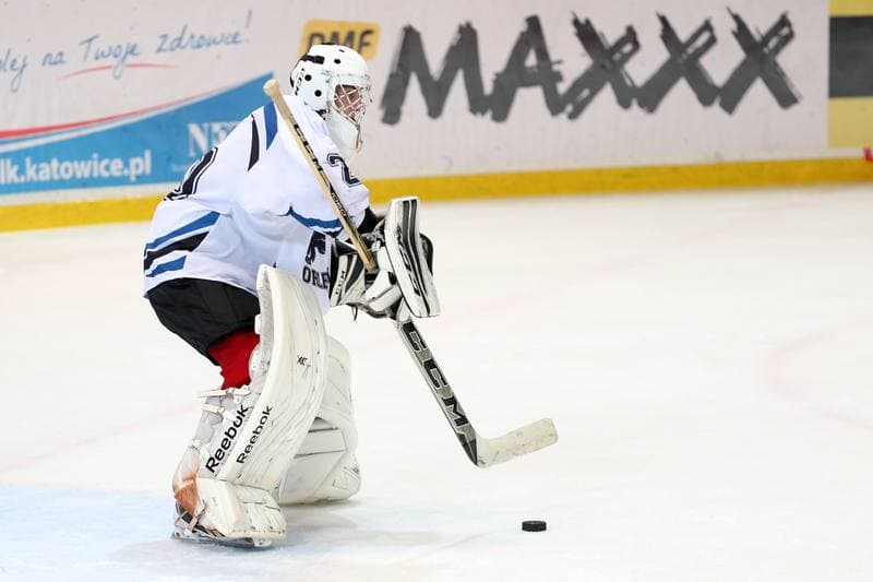Ice Hockey. Polska Hokej Liga. SMS PZHL Katowice - Automatyka Gdansk. 12.10.2017