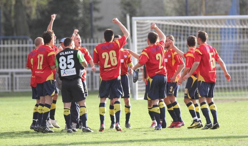 Football. I liga. Odra Wodzislaw Slaski - GKP Gorzow Wielkopolski. 09.04.2011