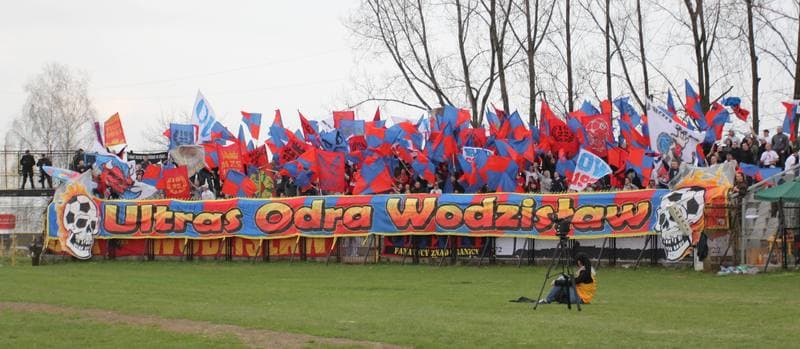 Football. Bytom I liga. Ruch Radzionkow - Odra Wodzislaw Slaski. 17.04.2011
