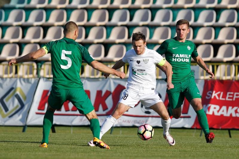 Football. II Liga. Rozwoj Katowice - Warta Poznan. 18.11.2017