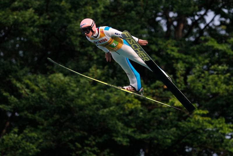 Ski Jumping. FIS Grand Prix. Press Conference. 24.07.2014