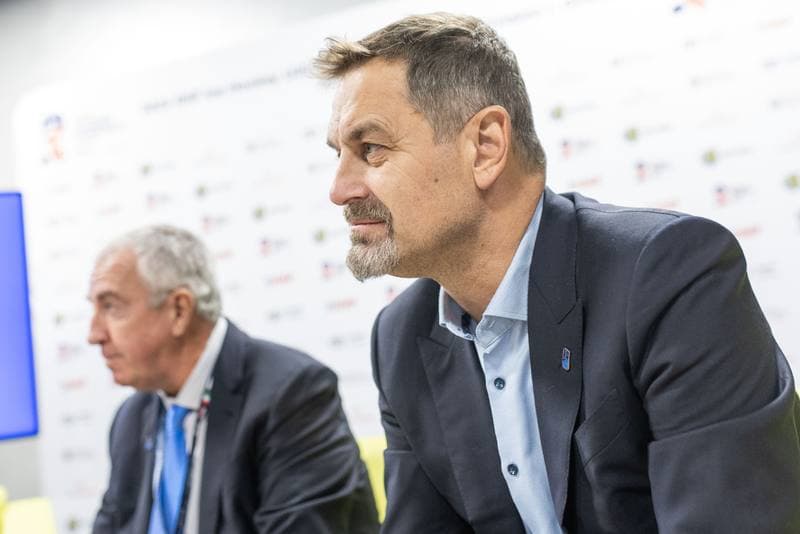 Ice Hockey. Poland national team. Press Conference. 12.12.2022