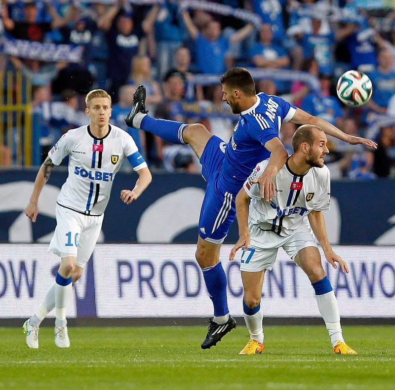 Football. T-Mobile Ekstraklasa. Ruch Chorzow - Zawisza Bydgoszcz. 05.06.2015
