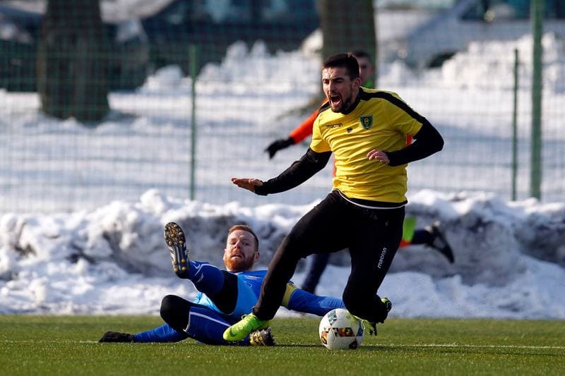 Football. Sparing. GKS Katowice - MFK Frydek-Mistek. 30.01.2019
