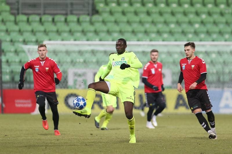 Football. Sparing. MFK Karvina - GKS Tychy. 01.02.2019