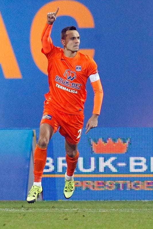 Football. PKO BP Ekstraklasa. Termalica Bruk-Bet Nieciecza - Jagiellonia Bialystok. 16.12.2015